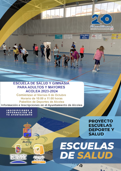 ESCUELAS DE DEPORTE Y SALUD PARA MAYORES ALCOLEA 2023-2024